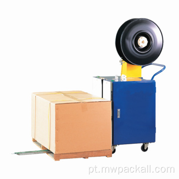 Máquina de amarração de paletes semi-automática para caixa